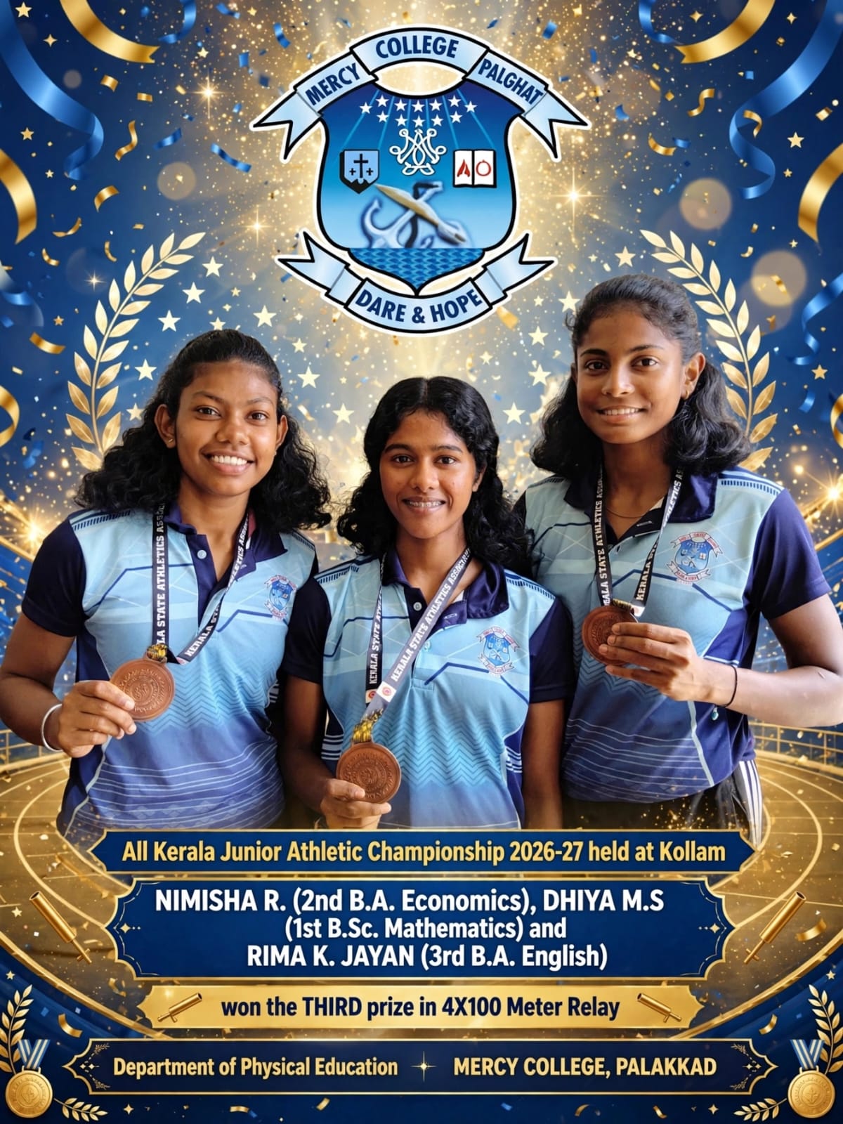 ALL KERALA JUNIOR ATHLETIC CHAMPIONSHIP HELD AT KOLLAM